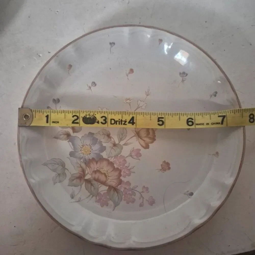 3 Mikasa Country Classics 7½ inch Wild Blossoms Salad Plates